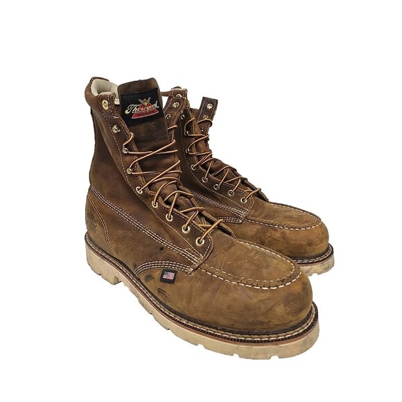 thorogood Other - Thorogood Men's 8 " Steel Toe Work Boot (U.S.A.) 804-4378 Brown Size 12D